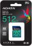Фото #4 товара ADATA Premier Pro - 512 GB - SDXC - Class 10 - UHS-I - 100 MB/s - 80 MB/s