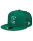 ფოტო #2 პროდუქტის Men's Green Cleveland Guardians 2022 St. Patrick's Day On-Field 59Fifty Fitted Hat
