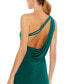 Фото #2 товара Women's Ieena Jersey One Shoulder Draped Back Gown