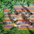 Фото #3 товара Плед декоративный Relaxdays XXL Picknickdecke 200x300 cm полосатый