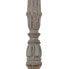 Candle Holder White Natural Iron Mango wood 19 x 19 x 68,5 cm