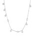 Decent silver necklace Stars with zircons Storie RZC029
