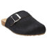 Фото #2 товара COCONUTS by Matisse Zella Buckle Mules Womens Black Flats Casual ZELLA-012