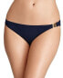 Фото #2 товара Tory Burch 261271 Women's Gold Logo Low Rise Bikini Bottoms Tory Navy Size Large