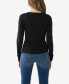 Women's Crystal Horseshoe Fitted Sweater