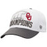 Фото #1 товара Men's White/Gray Oklahoma Sooners 2019 Big 12 Football Champions Locker Room Adjustable Hat