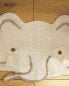 Children's elephant bath mat