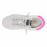 Vintage Havana Flair Glitter Lace Up Womens Pink, White Sneakers Casual Shoes F