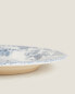 Фото #10 товара Floral earthenware dinner plate