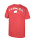 Big Boys Red Wisconsin Badgers Finn T-shirt