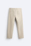 Chinos with elasticated waistband