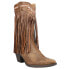Фото #2 товара Roper Fringes Snip Toe Cowboy Womens Brown Casual Boots 09-021-1556-0703