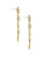 ფოტო #3 პროდუქტის 18K Gold Plated Glass Love Drop Earrings