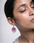 Gold-plated hoop earrings 2 in 1 Chic 14150E01017