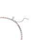 ფოტო #2 პროდუქტის Faux Stone Baguette Tennis Y Necklace