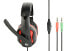 Gembird GHS-03 - Headset - Head-band - Gaming - Black,Red - Binaural - 2 m