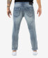 ფოტო #2 პროდუქტის Men's Rawx Contrast Neon Stitch Flex Jeans