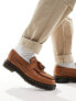 Фото #7 товара Dr Martens Adrian woven tassel loafers in tan