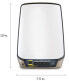 Фото #3 товара Netgear Orbi 860 AX6000 WiFi Router 10 Gig - White - Internal - Mesh router - 180 m² - Tri-band (2.4 GHz / 5 GHz / 5 GHz) - Wi-Fi 6 (802.11ax)
