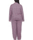 Фото #4 товара Пижама White Mark Heart Print Pajama