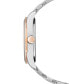 ფოტო #3 პროდუქტის Eco-Drive Women's Arezzo Diamond-Accent Two-Tone Stainless Steel Bracelet Watch 32mm