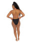 ფოტო #3 პროდუქტის Women's Frenchie Mauve Two Piece Tri String Bikini