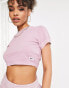 Фото #1 товара Reebok – T-Shirt in verwaschenem Rosa - LPINK