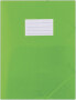 Фото #1 товара Donau Teczka z gumką DONAU, PP, A4, 480mikr., 3-skrz., półtransparentna zielona