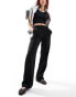 Фото #2 товара Vero Moda tailored straight leg trousers in black