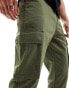 Фото #4 товара New Look cuffed cargo in dark khaki