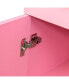 Pink modern simple hair desk, multi-layer storage space