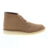 Фото #2 товара Clarks Desert Coal 26167862 Mens Brown Suede Lace Up Chukkas Boots