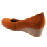 Фото #5 товара Trotters Winnie T1965-220 Womens Brown Narrow Leather Wedges Heels Shoes