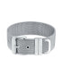 Unisex Wide Band Mesh Belt Buckle Bracelet For Men Women Stainless Steel Adjustable