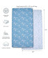 Фото #2 товара Airplane/Stars Aviation 2-Pack Fitted Crib/Toddler Sheet Set