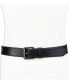 Men's Beveled-Edge Leather Belt
