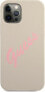 Guess Etui Guess GUHCP12LLSVSGP Apple iPhone 12 Pro Max szaro różowy/grey pink hardcase Silicone Vintage