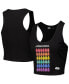 Фото #1 товара Women's R2-D2 Black Star Wars Rainbow Tri-Blend Tank Top