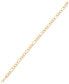 ფოტო #3 პროდუქტის Figaro Link Chain Bracelet in 10k Gold