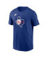 Фото #2 товара Men's Royal Texas Rangers Cooperstown Collection Team Logo T-Shirt