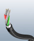 Kabel przewód kątowy w mocnym oplocie USB - USB-C QC 3.0 3A 2m szary