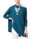 Фото #1 товара Free People Women's Love' Split Back Pullover Sweater Size XS Blue