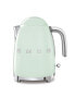 Фото #1 товара Электрический чайник Smeg KLF03PGEU (Pastel Green) - 1.7 L - 2400 W - Зеленый - Пластик - Нержавеющая сталь - Индикатор уровня воды - Защита от перегрева