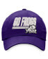 ფოტო #2 პროდუქტის Men's Purple TCU Horned Frogs Slice Adjustable Hat