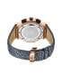 Men's 10 YR Anniversary Saxon Diamond (1/6 ct.t.w.) & 18K Rose-gold Plated Watch