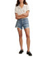 ფოტო #5 პროდუქტის Women's Lucky Legend '90s Midi Denim Shorts