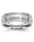 ფოტო #1 პროდუქტის Cobalt Satin Rounded Edge Wedding Band Ring