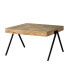 Фото #1 товара 18.5" Iron Rectangular Coffee Table with Metal Legs