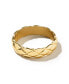 ფოტო #1 პროდუქტის Quilted Ring - Zeta