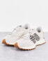 Фото #1 товара New Balance 327 animal trainers in off white and leopard